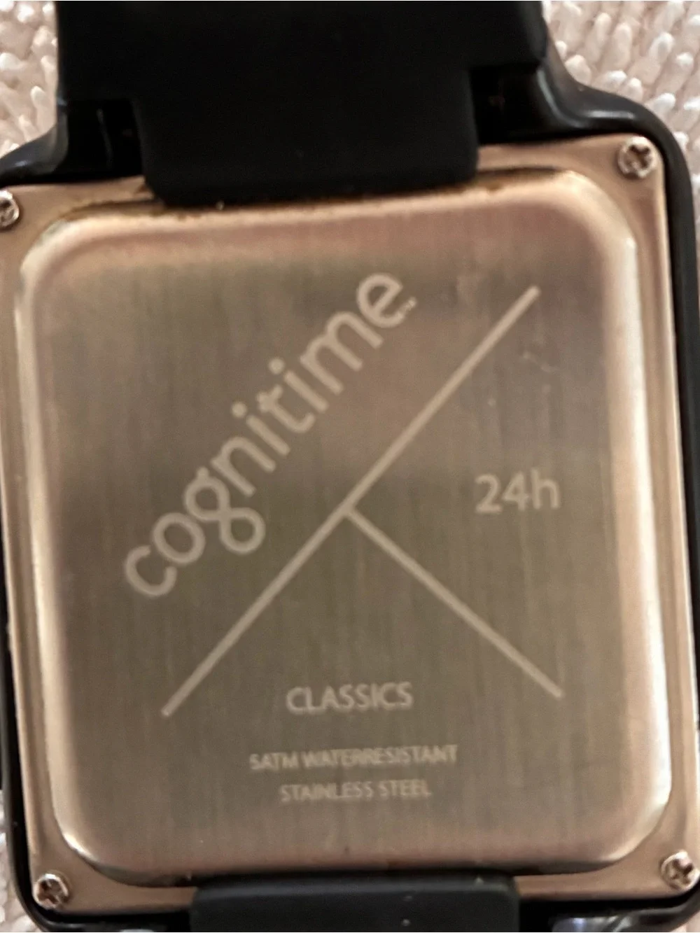 Cognitime Watch with Blue Accent Display